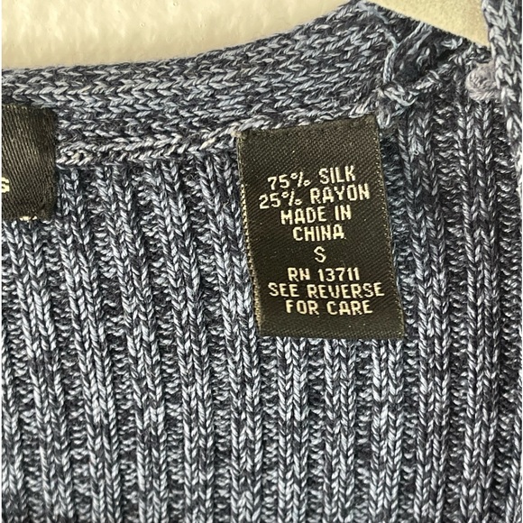 Valerie Stevens blue button down cardigan - Picture 7 of 7